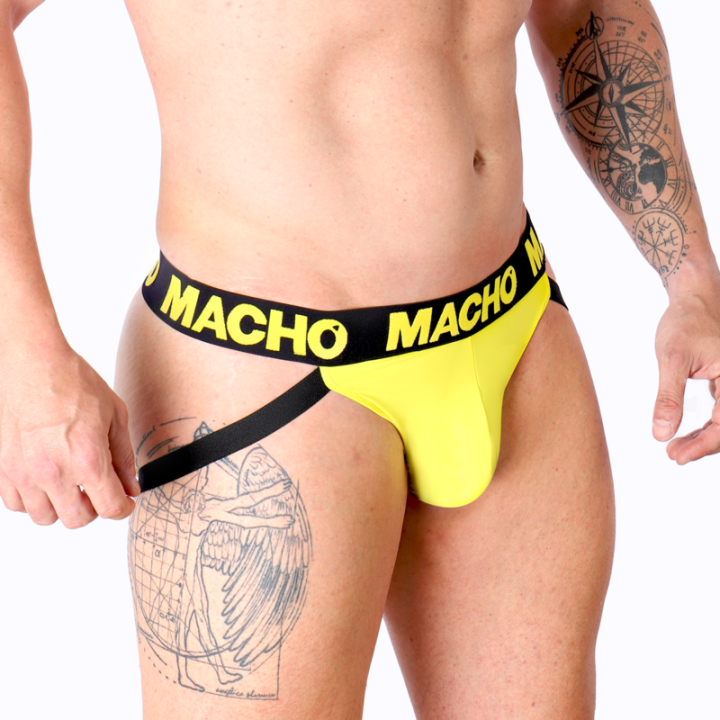 Macho - Mx25a Jock Amarillo Lycra m