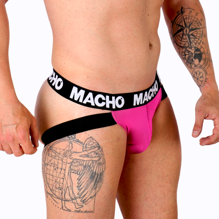 Macho - Mx28fr Jock Rózowy Neonowy xl