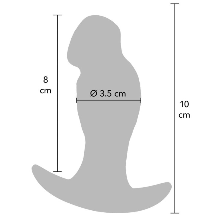 Hidden Desire - Inferno Plug Anal Realista 10 cm