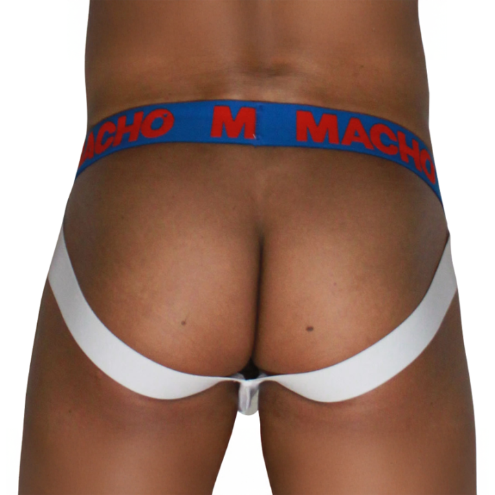 Macho - Mx29az Cueca Branca + Cueca Azul Escura m