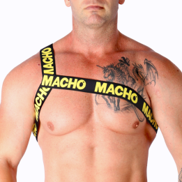 Macho - Römisches Geschirr Gelb l/xl