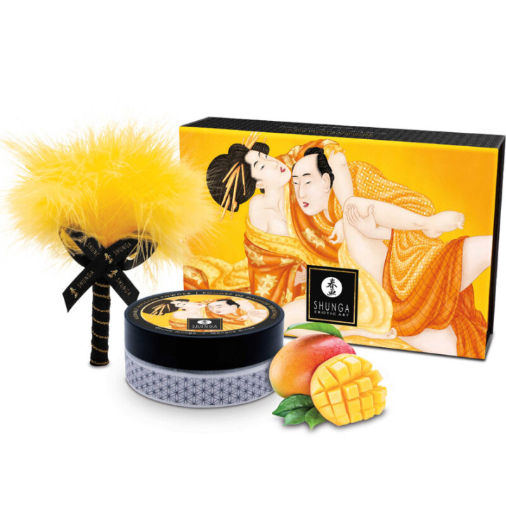 Shunga - Kit Polvere da Massaggio Alimentare Mango