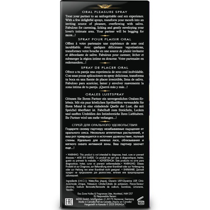 Shunga - Waves Pleasure Spray Oral Seductor Frutas Exóticas 20 ml