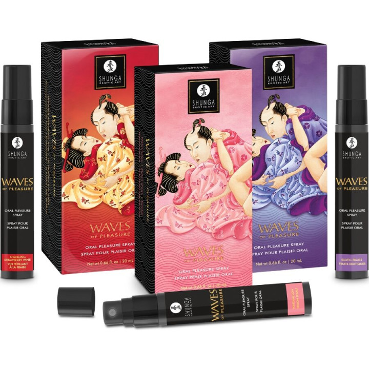 Shunga - Waves Pleasure Spray do Ust Uwodzący Egzotyczny Owoce 20 ml