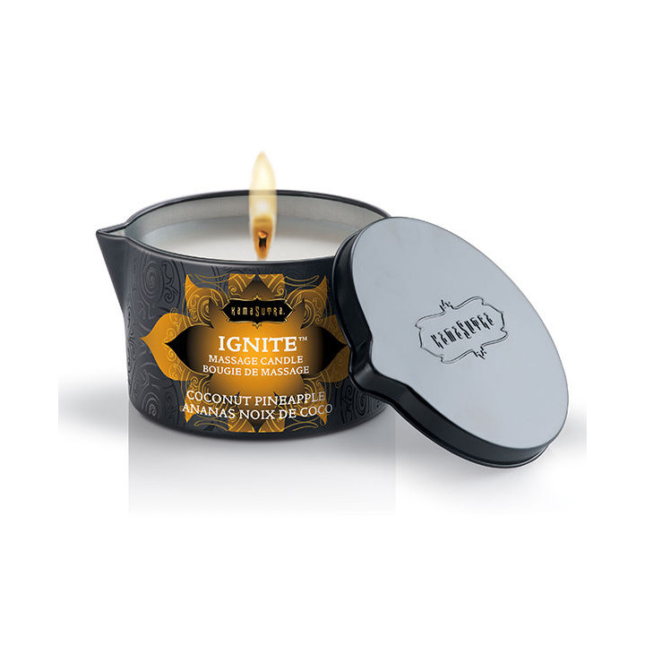 Kamasutra - Bougie de Massage Coco et Ananas 170gr