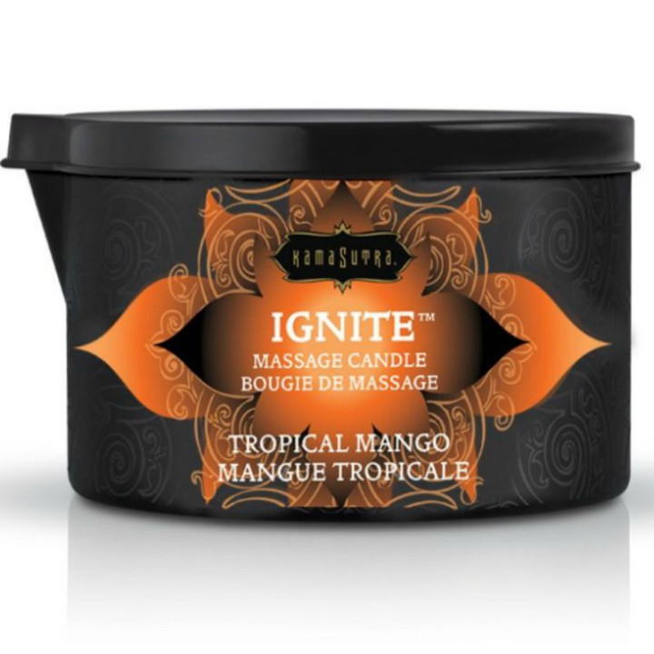Kamasutra - Candela da Massaggio Kamasutra - Manico Tropicale 170 gr