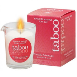 Ruf - Taboo Vela de Masaje Para Ella Plaisir Charnel Aroma Flor de Cacao