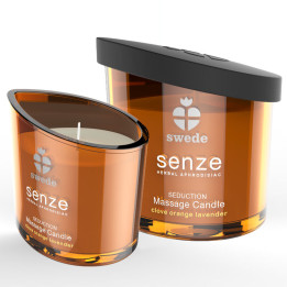 Swede - Bougie de Massage Séduction Senze - Girofle, Orange, Lavande