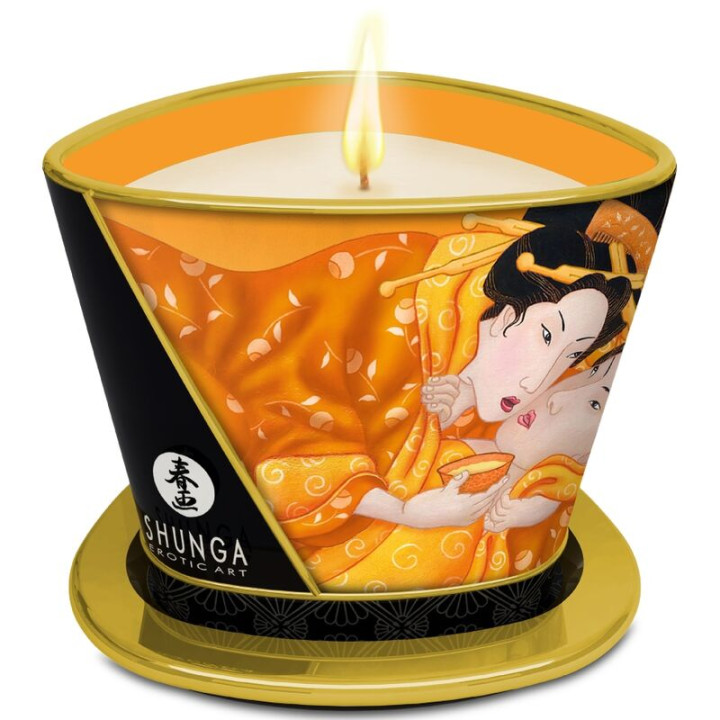 Shunga - Świeca do Masażu Mango 170 ml