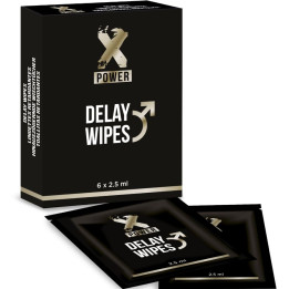 X Power - Lingettes Delay 6 Unités