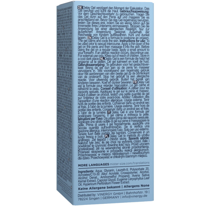 Mister Size - Gel Ritardo 50 ml