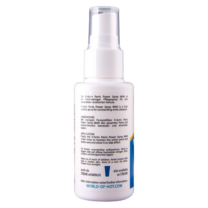 Hot - v-Activ Spray Para Potência Peniana 50 ml
