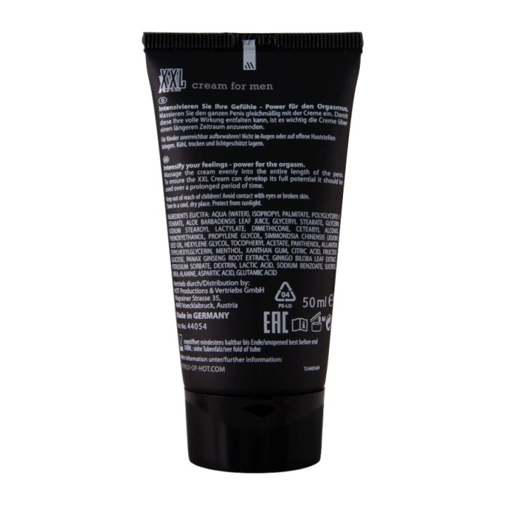 Hot - Crema Xxl Para Hombre 50 ml