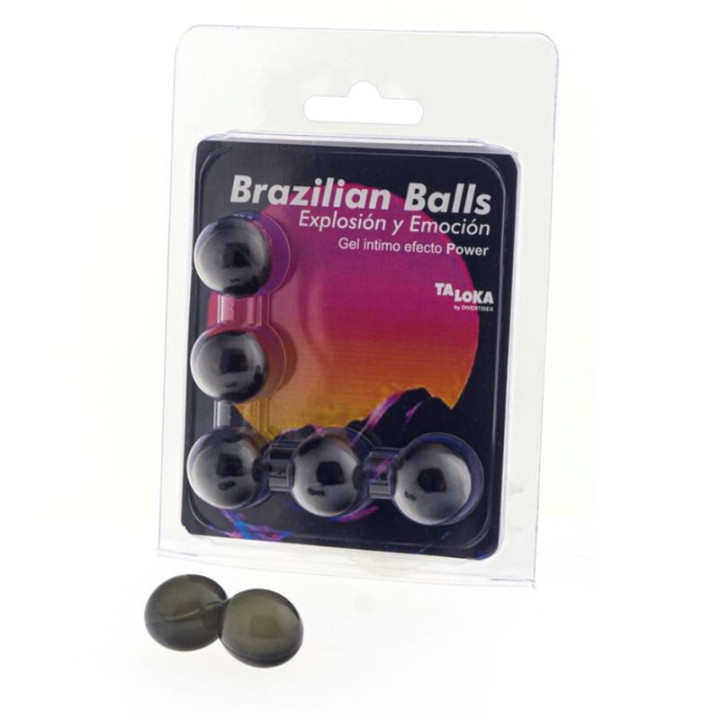 Taloka - 5 Bolas Brasileiras Power Effect Gel Emocionante