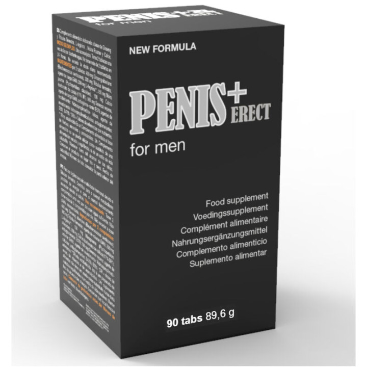 Penis + Erect – Complemento Alimenticio Para la Vitalidad y Potencia Masculina