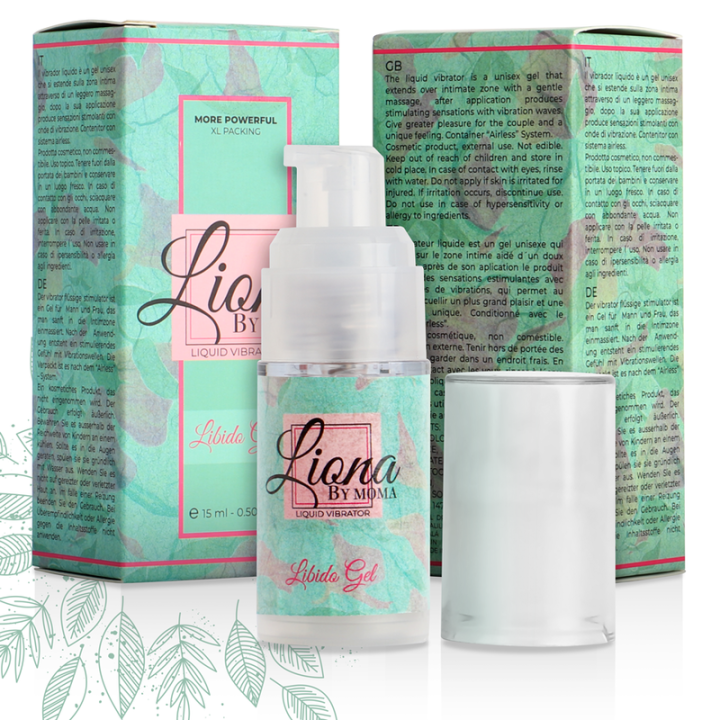 Liona by Moma - Wibrator w Plynie Zel Libido 15 ml