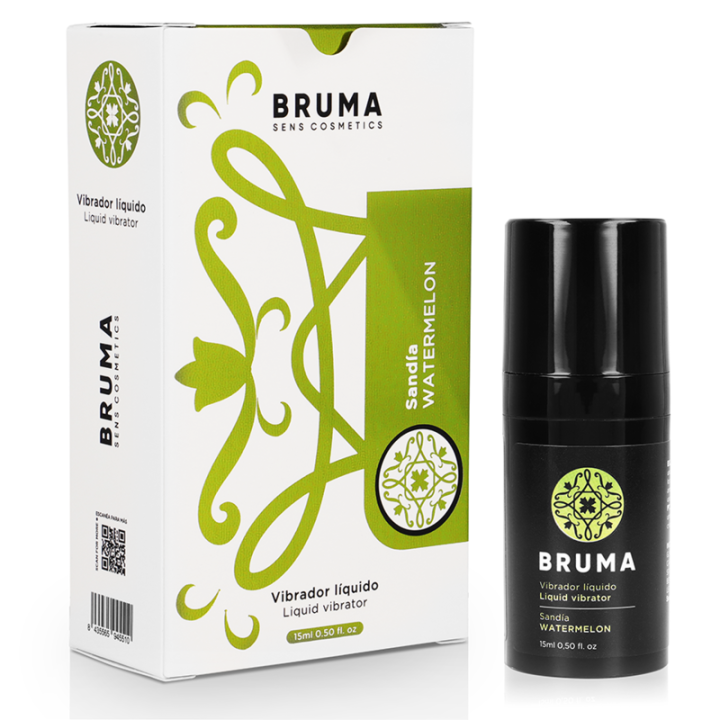 Bruma - Vibratore Liquido Ultra Scorrevole Anguria 15 ml