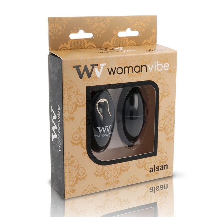 Womanvibe - Pilot Alsan Egg Czarny Silikonowy Czarny