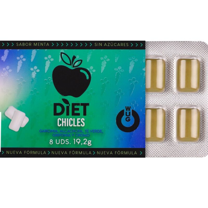 Wug Diet - Controle do Apetite e Redução de Lanches. Cartela Com 8 Unidades.