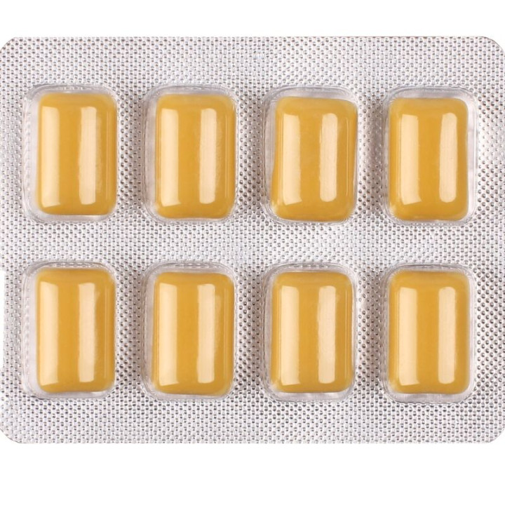 Wug on – Énergie Instantanée en Chewing-Gum, Plaquette Thermoformée de 8 Unités