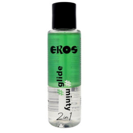 Eros - Lubrykant "2w1" Glide Minty na Bazie Silikonu 100 ml