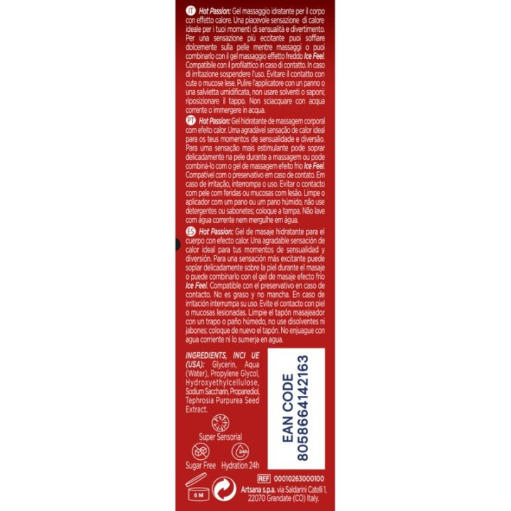 Control - Passion Chaude Gel 3 en 1 200 ml