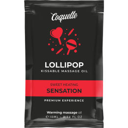 Coquette Chic Desire - Óleo de Massagem Beijvel de Bolso Com Efeito de Calor Pirulito 10 ml