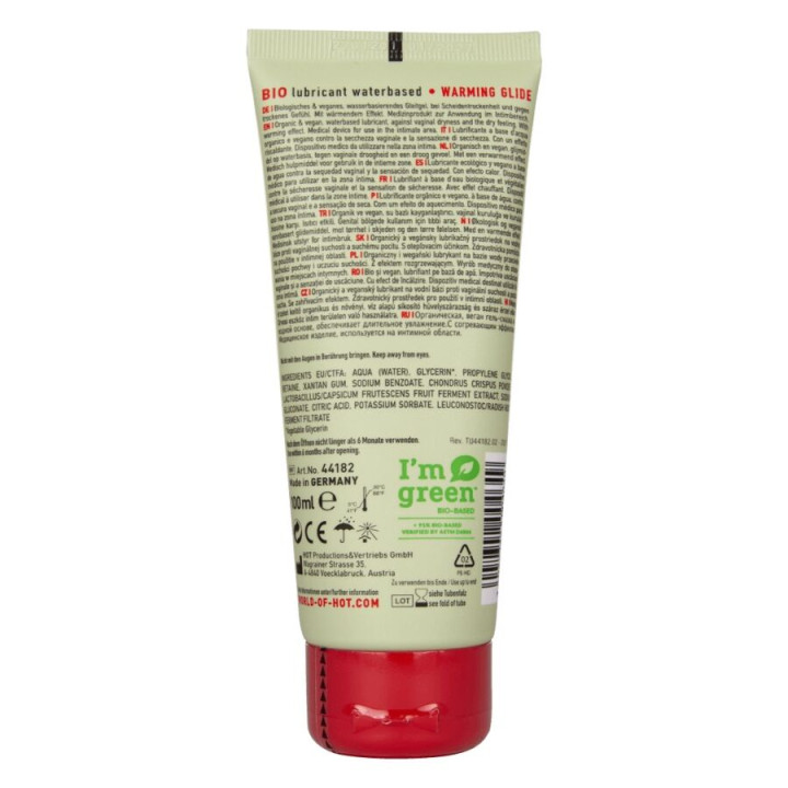 Hot - Biolubrificante à Base de Água Com Aquecimento 100 ml