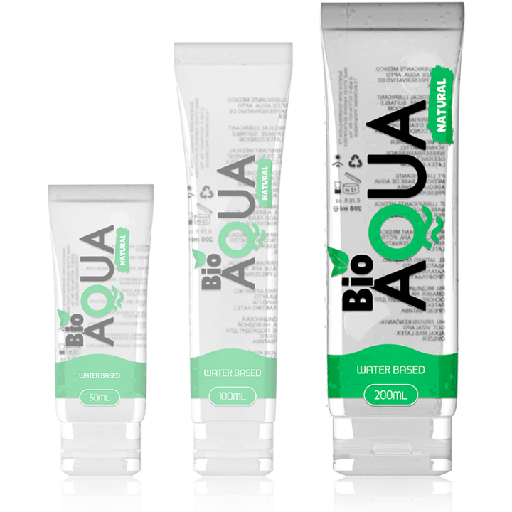 Bioaqua - Lubrifiant Ingrédients Naturels à Base d''Eau 200 ml