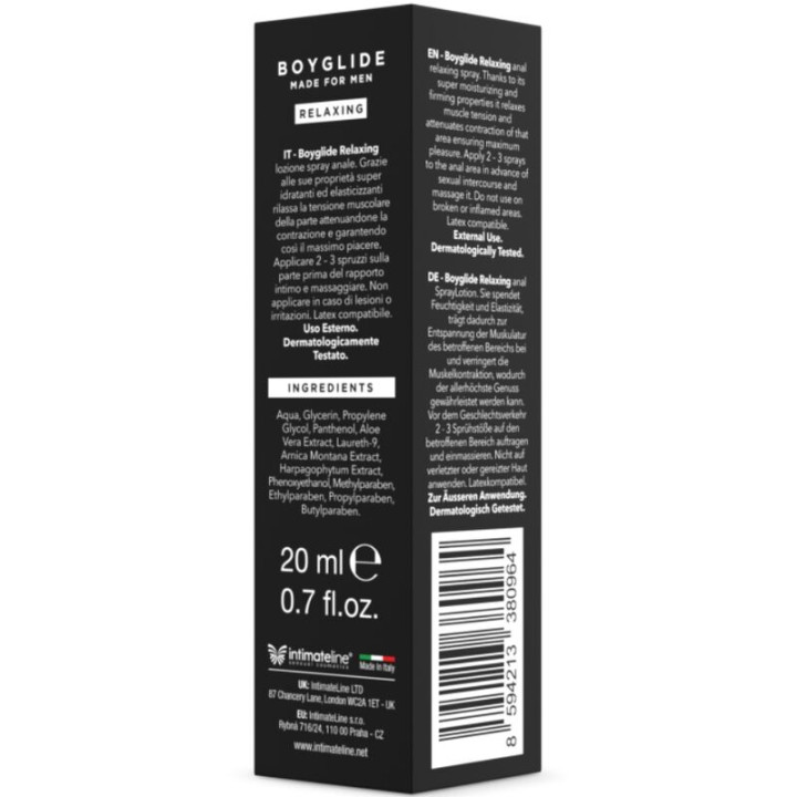 Intimateline - Boyglide Analny Spray Relaksujacy 20 ml