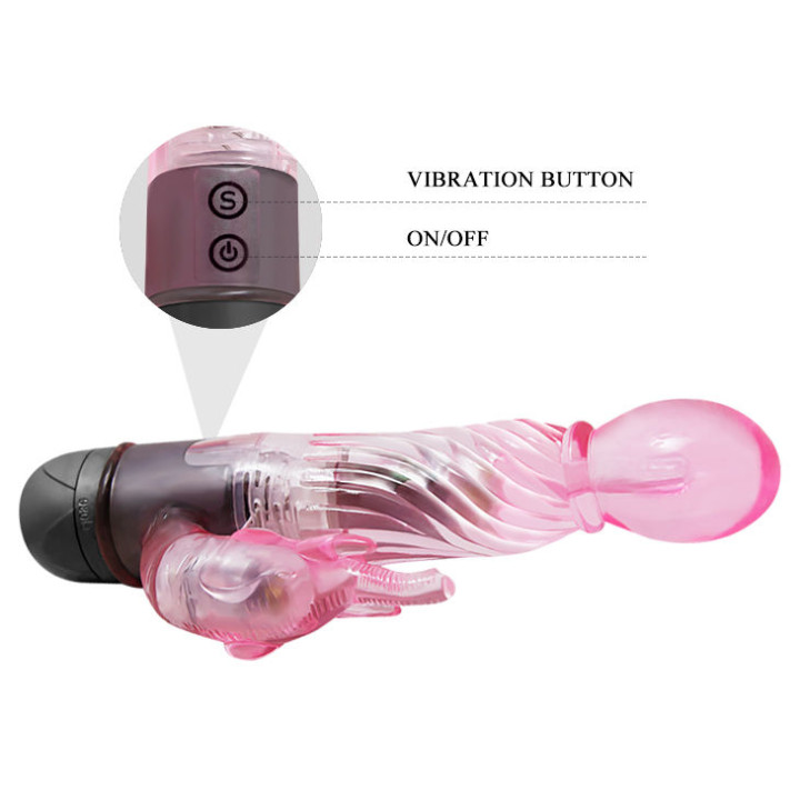 Baile - Vous Offrir Une Sorte de Vibrateur Amant Avec Rabbit Rose 10 Modes