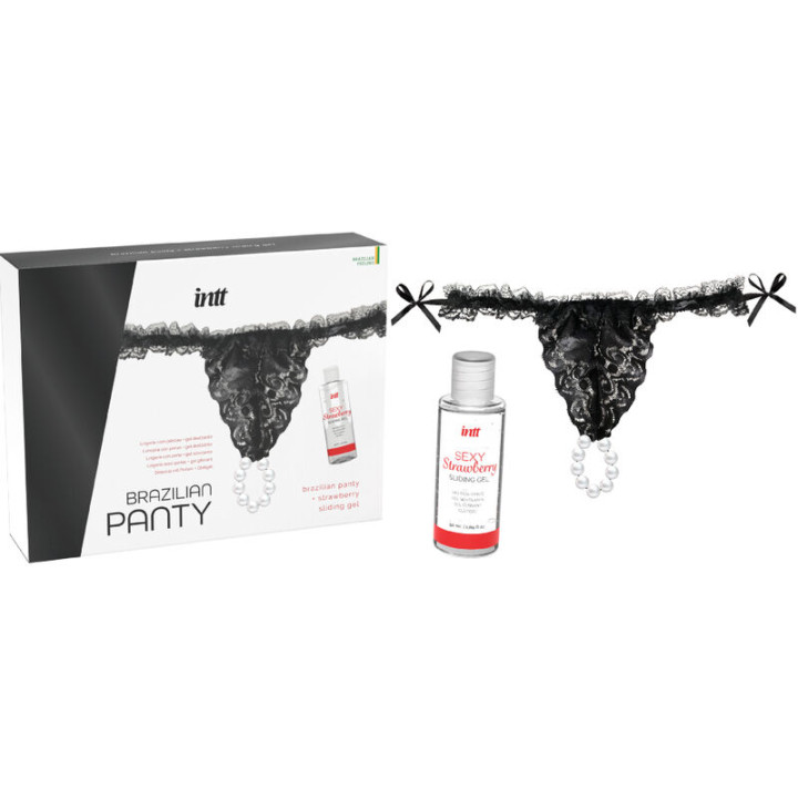 Intt Releases - Brasilianisches Schwarzes Höschen Mit Perlen Und Schmiergel 50 ml