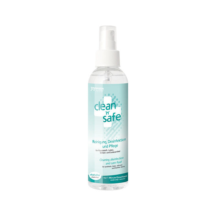 Joydivision Clean Safe - Limpiador de Juguetes Spray 200ml