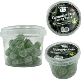Diablo Goloso - 20 Cukierek Penisowych o Aromacie Konopi