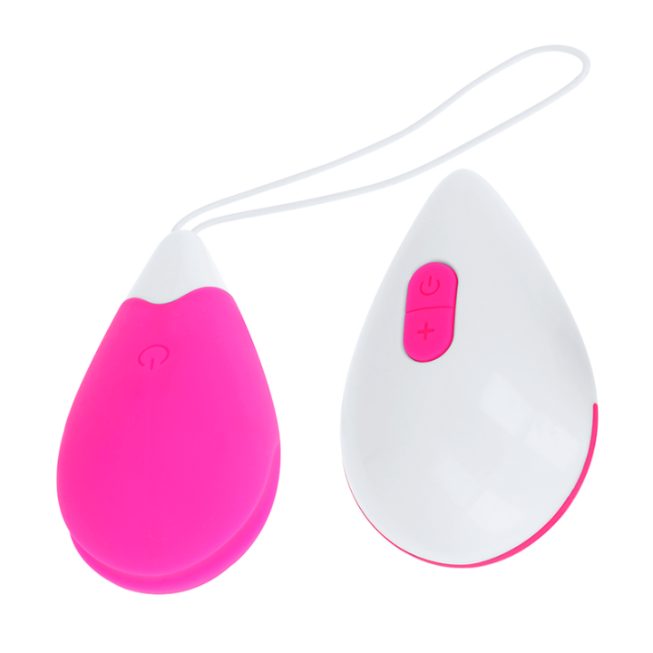 Ohmama - Ovo Vibrante 10 Modos Rosa e Branco