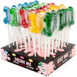 Secretplay - Affichage Assortiment de Sucettes Pénis Avec Alcool 40 Unités