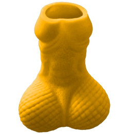 Diablo Picante - Bicchiere da Shot a Forma di Pene Giallo