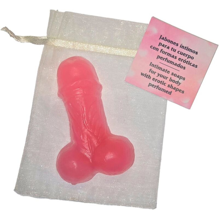 Diablo Picante - Savon Parfumé en Forme de Pénis Rose