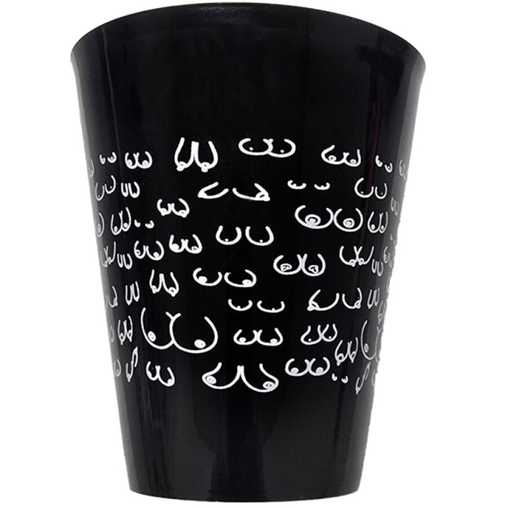 Diablo Picante - Tazza Nera 500 ml Con Seno Bianco