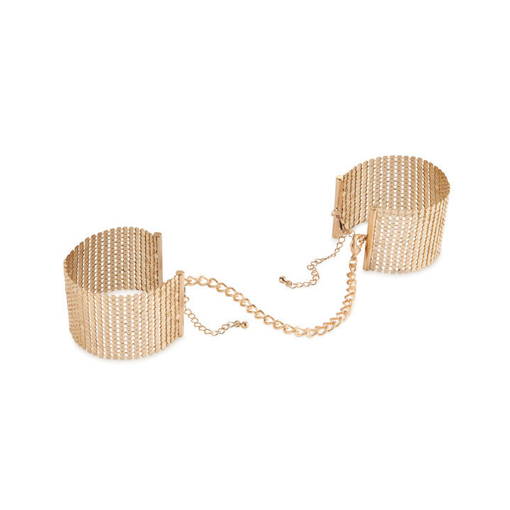 Bijoux - Désir Métallique Algemas de Malha de Metal Dourado
