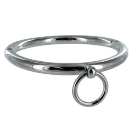 Metal Hard - Colar Bdsm Com Anel 10cm