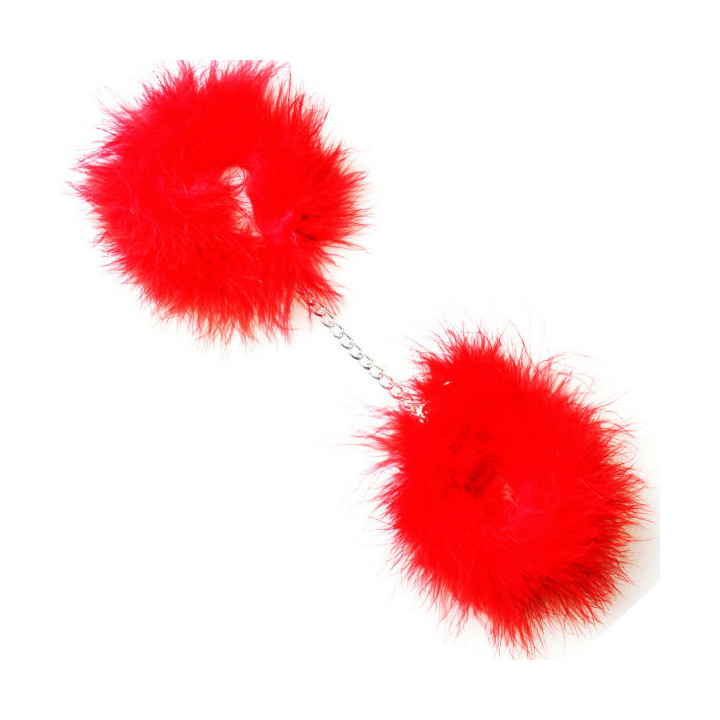 Secretplay - Red Marabou Handcuffs