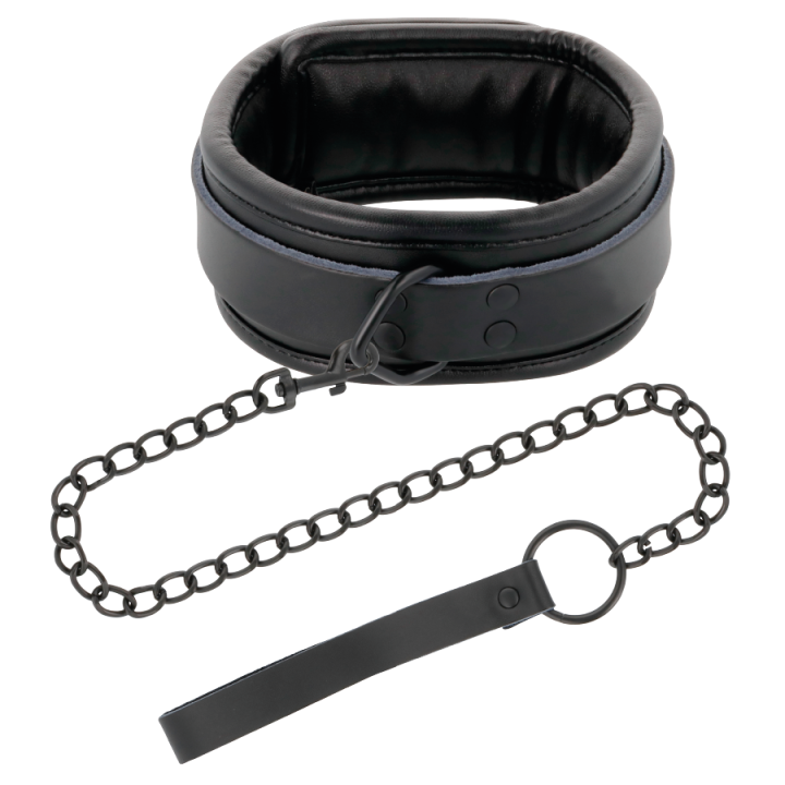 Darkness - Collar Con Cadena Negro