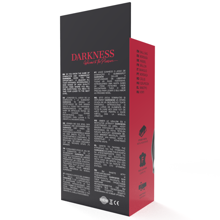 Darkness - Mordaça de Bola Preta