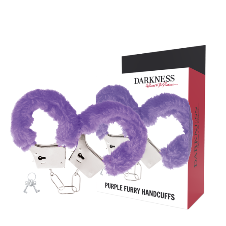 Darkness - Manette in Metallo Foderate Lilla
