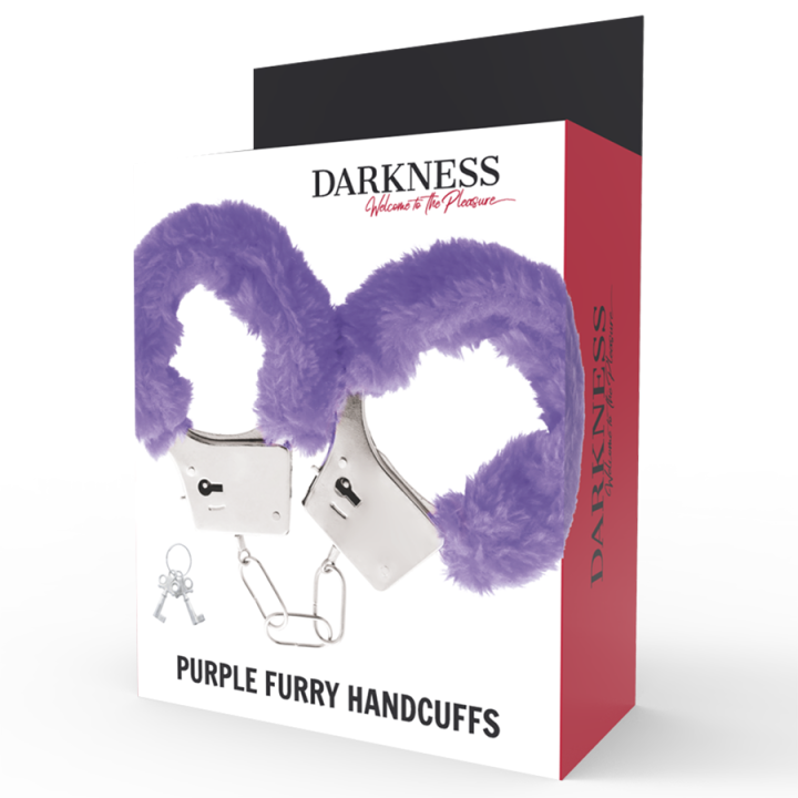 Darkness - Manette in Metallo Foderate Lilla