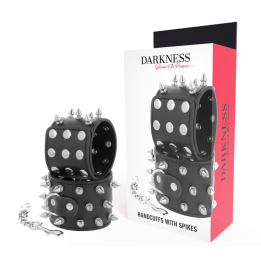 Darkness - Manette Con Teschi e Ossa Nere Con Spunte