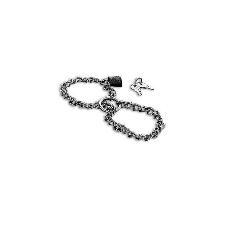 Metal Hard - Handschellen Mit Edelstahlkette.