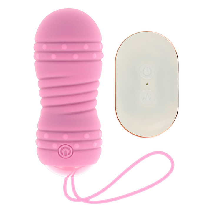 Ohmama - Ovo de Controle Remoto 7 Modos de Rotação Rosa
