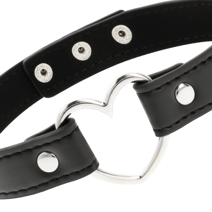 Coquette Chic Desire - Collana in Pelle Vegana Accessorio Cuore Donna